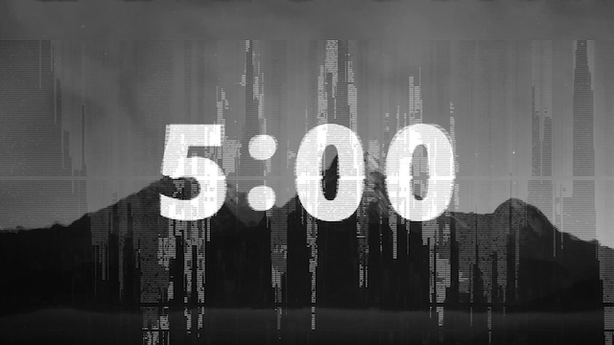 Glitch Mountain Subtle Countdown image number null